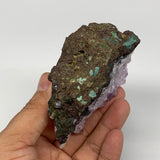 251.6g, 3.6"x1.9"x2.4", Natural Amethyst Cluster Mineral Specimen @Morocco,B1069