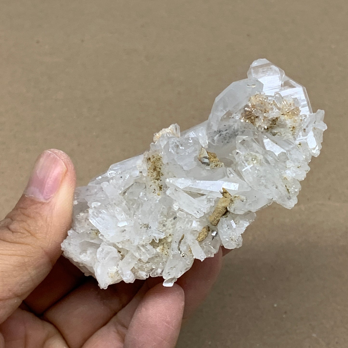 108.1g, 3.2"x2.2"x1.2", Faden Quartz Crystal Mineral,Specimen Terminated, B24922