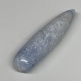 264.3g,5.6"x1.3" Natural Blue Calcite Wand Stick, Home Decor, Collectible, B6169