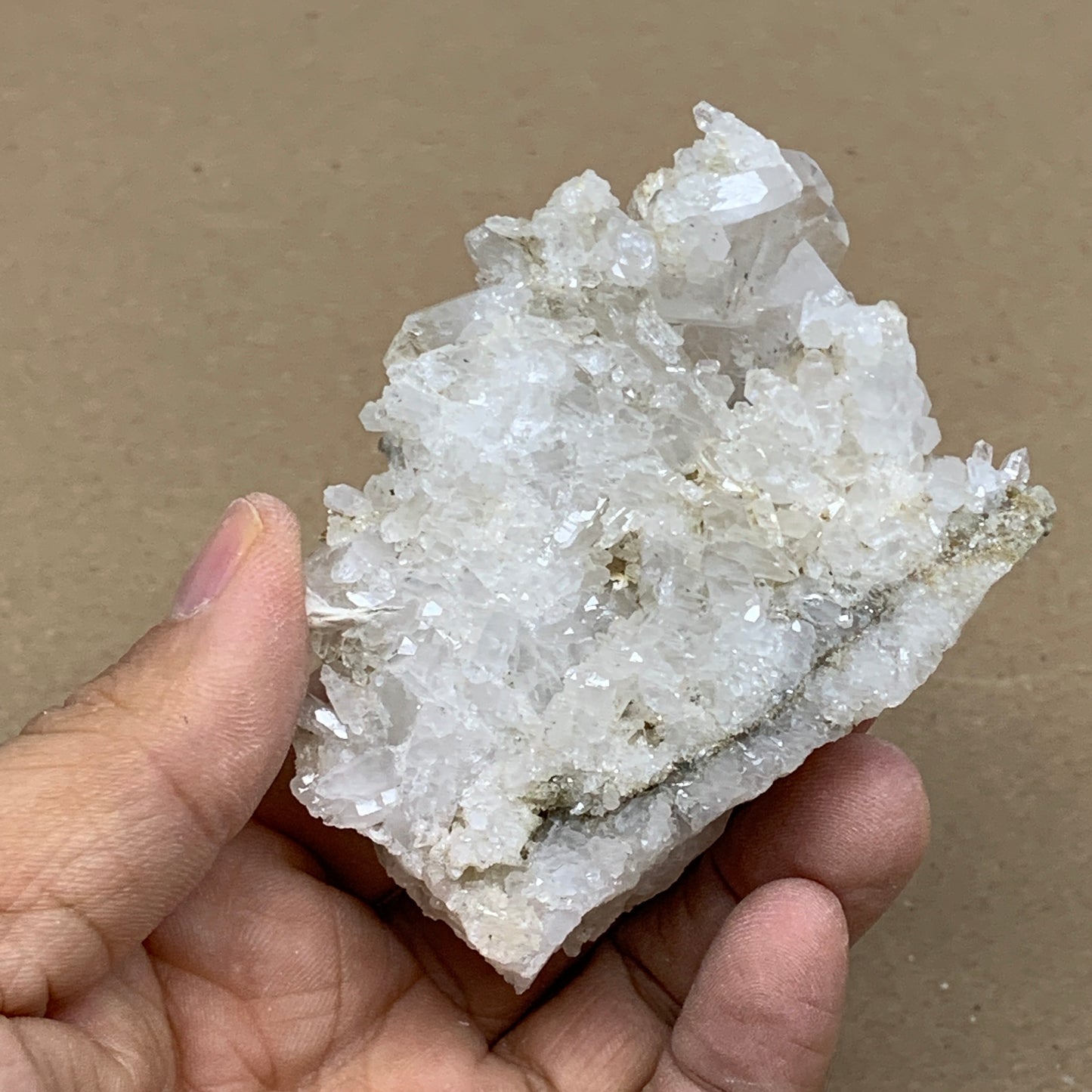 108.1g, 3.2"x2.2"x1.2", Faden Quartz Crystal Mineral,Specimen Terminated, B24922