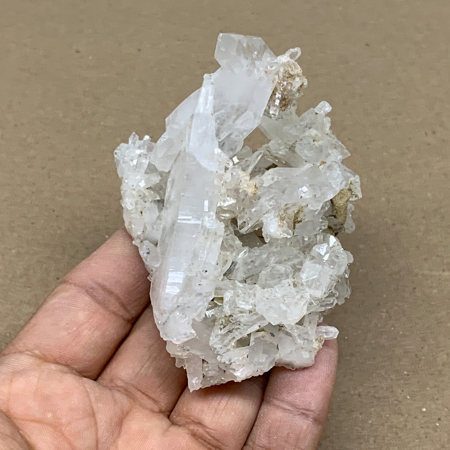 108.1g, 3.2"x2.2"x1.2", Faden Quartz Crystal Mineral,Specimen Terminated, B24922