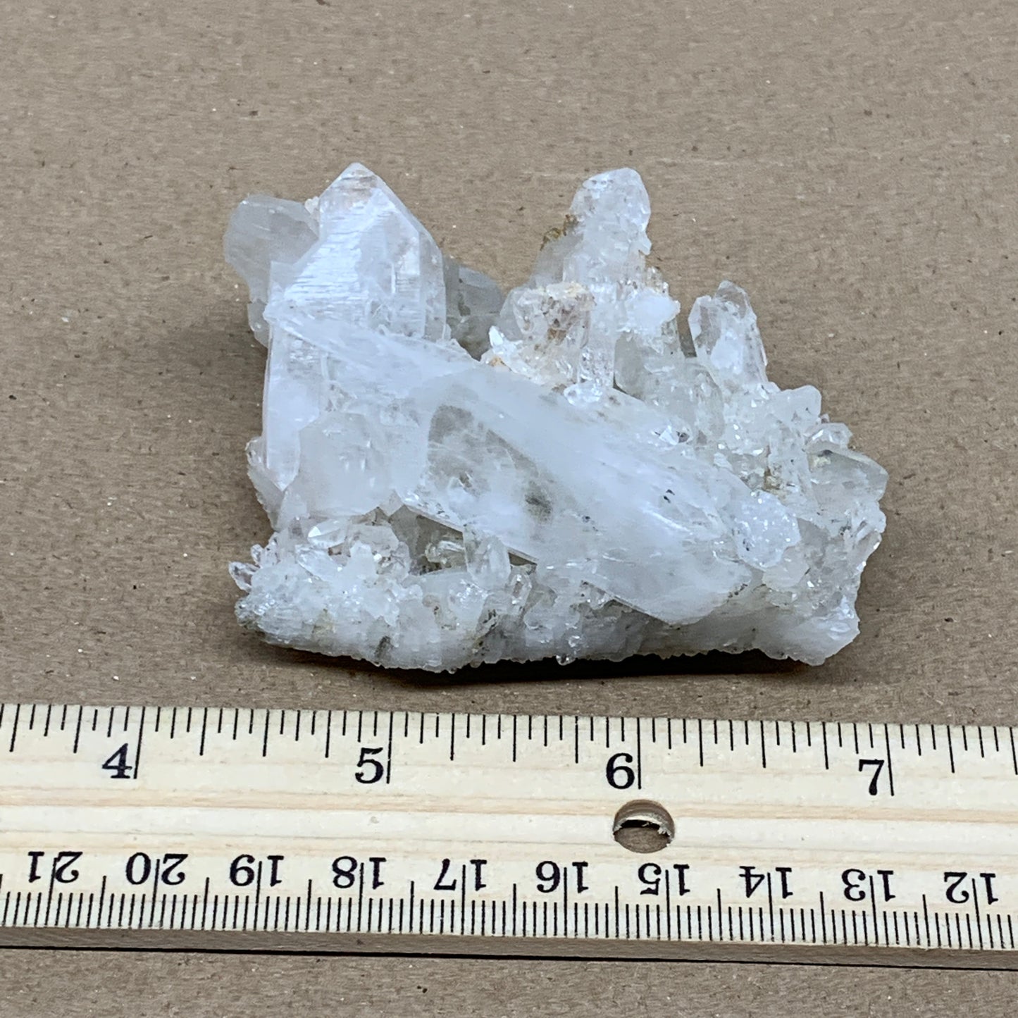 108.1g, 3.2"x2.2"x1.2", Faden Quartz Crystal Mineral,Specimen Terminated, B24922