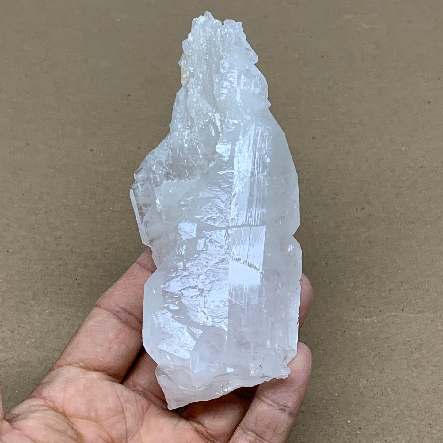 202.7g, 5"x2.1"x1.2", Faden Quartz Crystal Mineral,Specimen Terminated, B24923