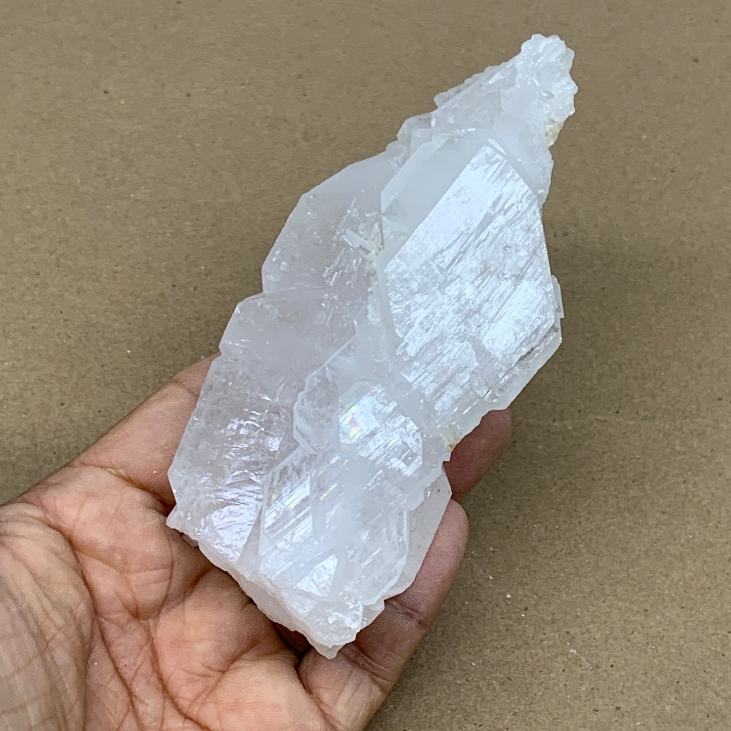 202.7g, 5"x2.1"x1.2", Faden Quartz Crystal Mineral,Specimen Terminated, B24923