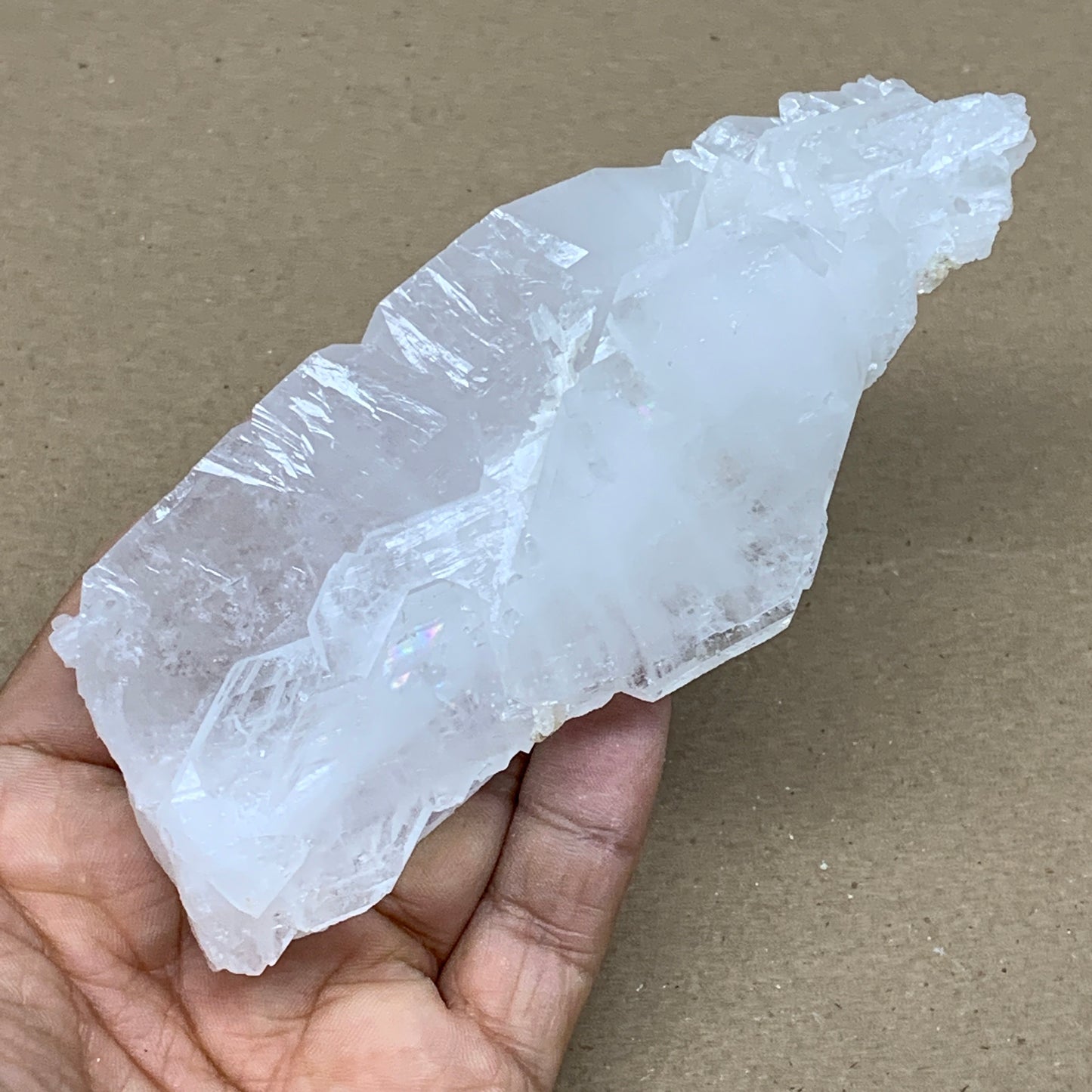 202.7g, 5"x2.1"x1.2", Faden Quartz Crystal Mineral,Specimen Terminated, B24923