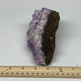 806g, 5.5"x3.2"x2.5", Natural Amethyst Cluster Mineral Specimen @Morocco,B10697