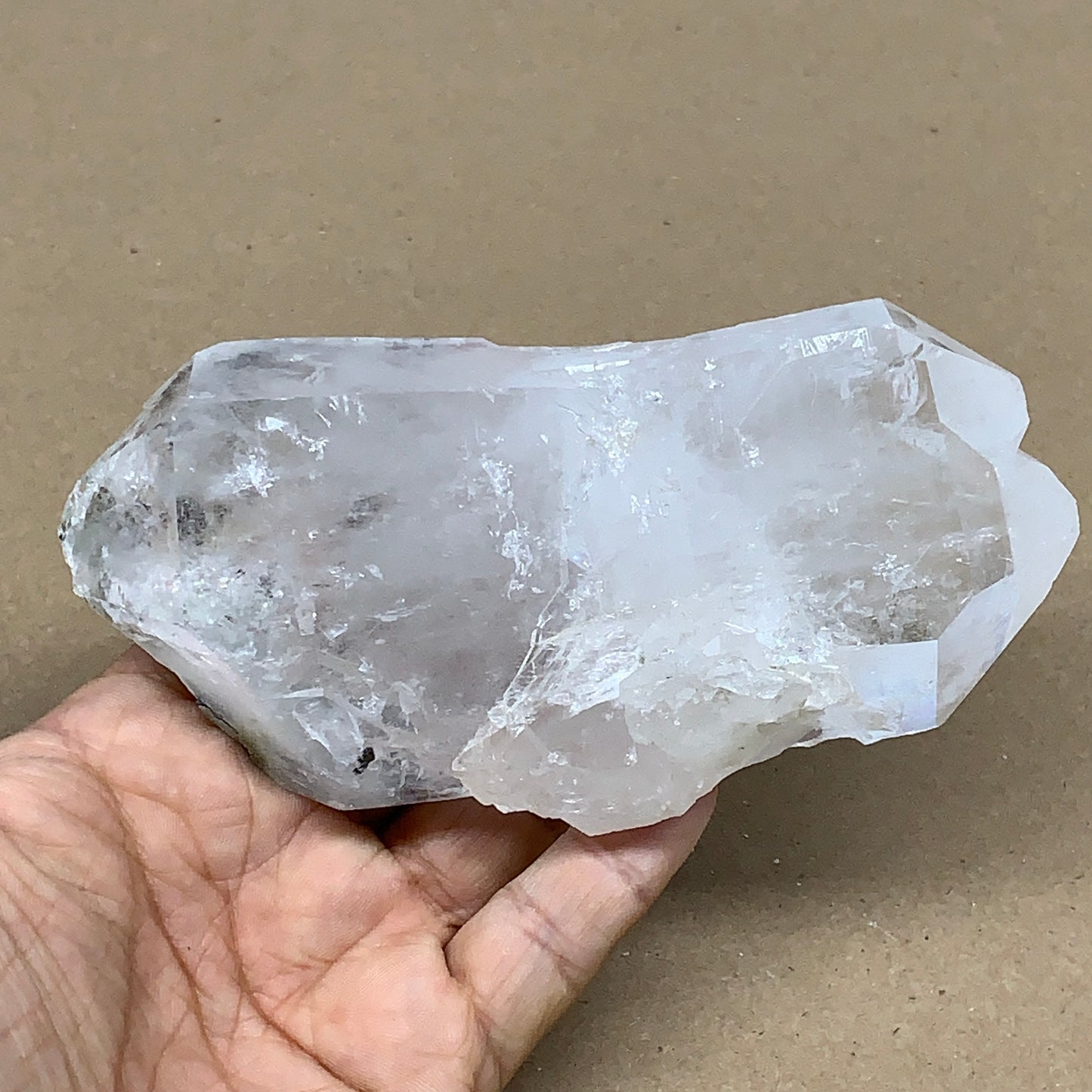 393.4g, 5.2"x2.5"x1.3", Faden Quartz Crystal Mineral,Specimen Terminated, B24924