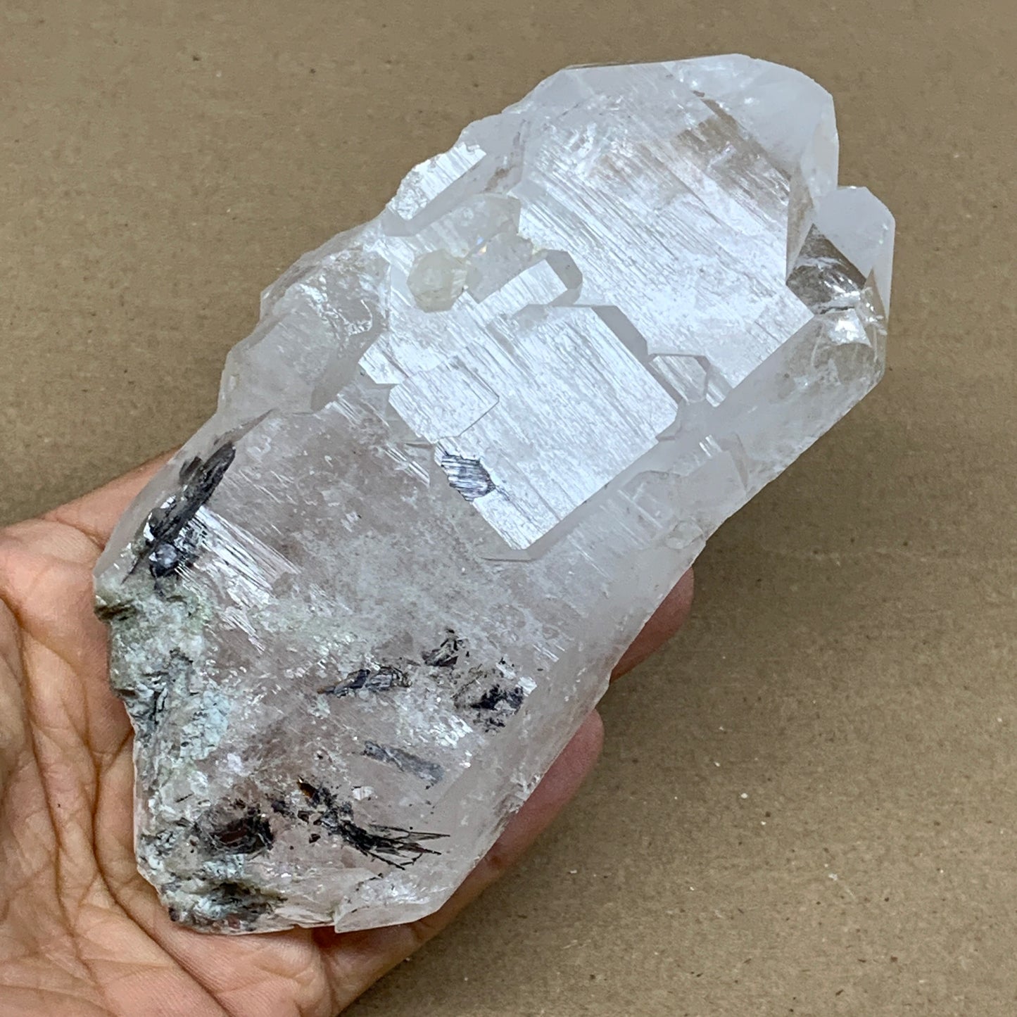 393.4g, 5.2"x2.5"x1.3", Faden Quartz Crystal Mineral,Specimen Terminated, B24924