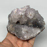 437.7g, 3.3"x3.8"x2.2", Rare Manganese Cluster With Quartz Mineral Specimen,B106