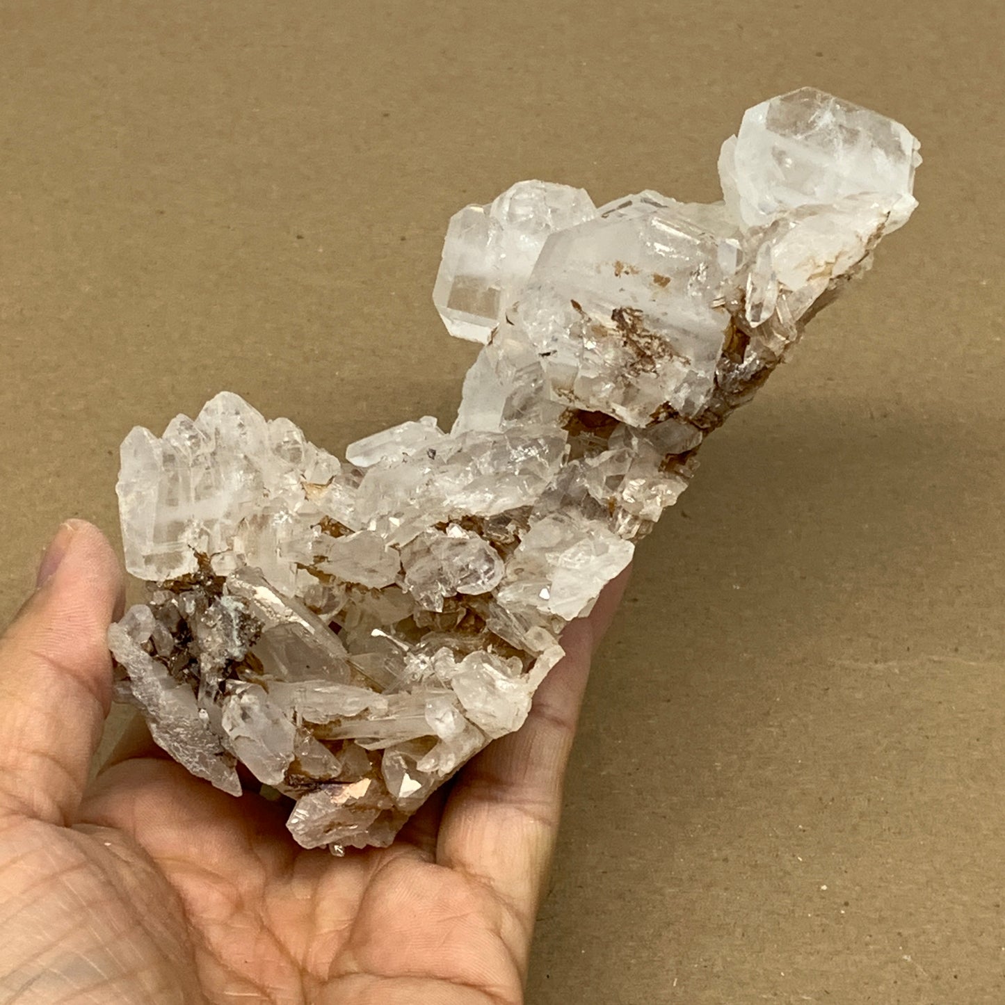 374.3g, 5.4"x3.5"x2.6", Faden Quartz Crystal Mineral,Specimen Terminated, B24925