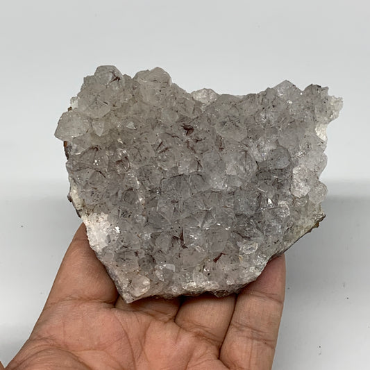 262.2g, 3.7"x2.9"x1.2", Rare Manganese Cluster With Quartz Mineral Specimen,B107