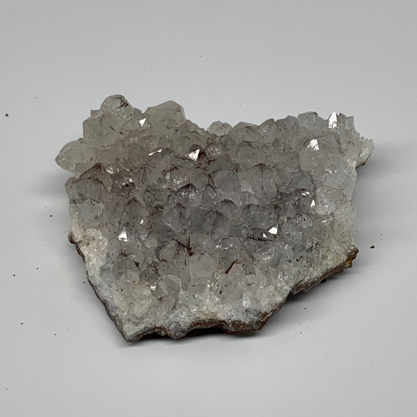 262.2g, 3.7"x2.9"x1.2", Rare Manganese Cluster With Quartz Mineral Specimen,B107