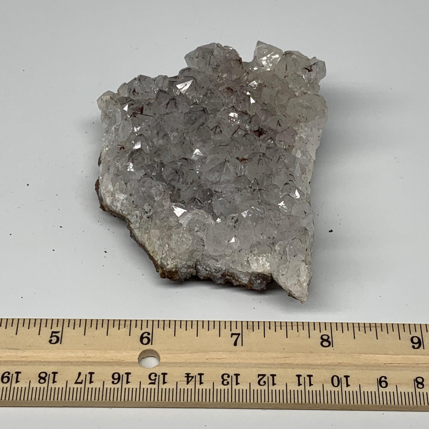 262.2g, 3.7"x2.9"x1.2", Rare Manganese Cluster With Quartz Mineral Specimen,B107