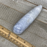 230.7g,5.3"x1.3" Natural Blue Calcite Wand Stick, Home Decor, Collectible, B6177