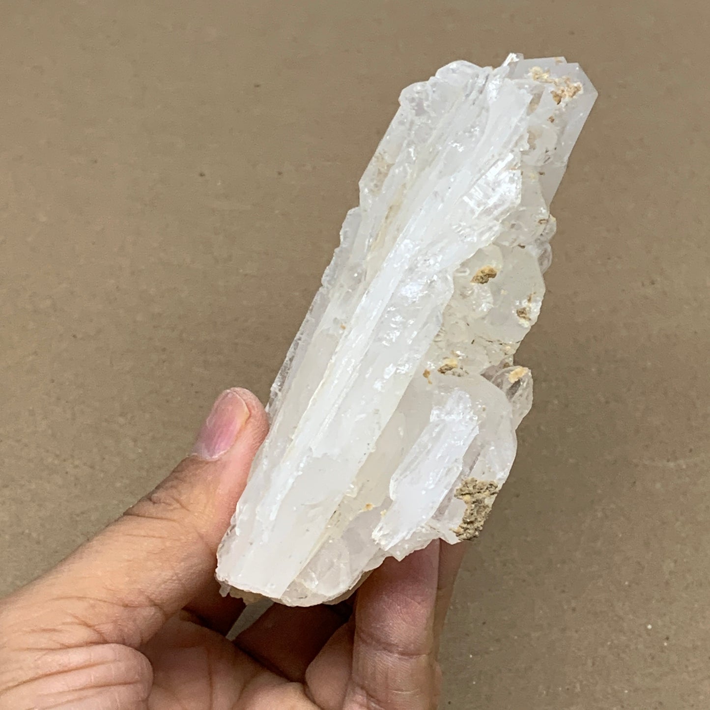337.2g, 4.3"x3.1"x1.3", Faden Quartz Crystal Mineral,Specimen Terminated, B24930