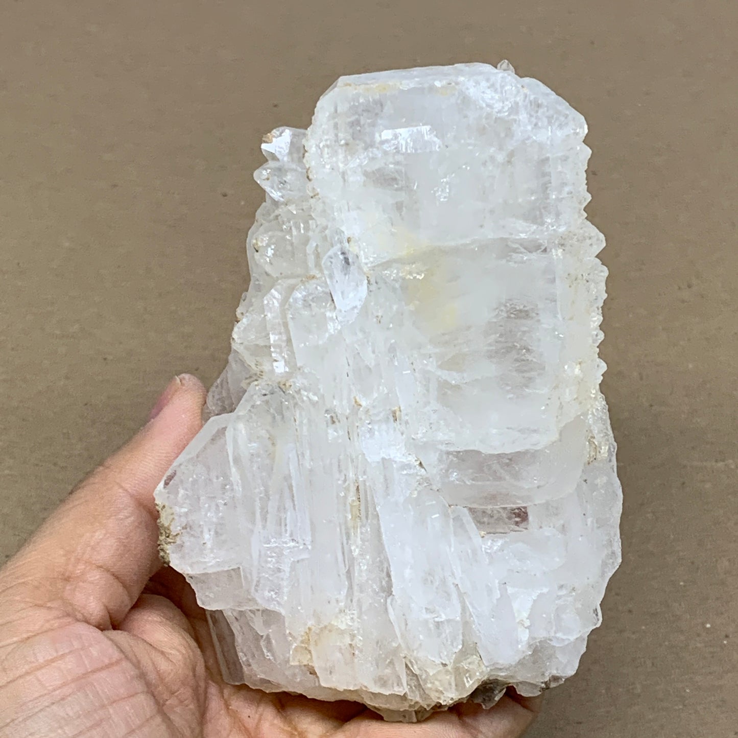 337.2g, 4.3"x3.1"x1.3", Faden Quartz Crystal Mineral,Specimen Terminated, B24930