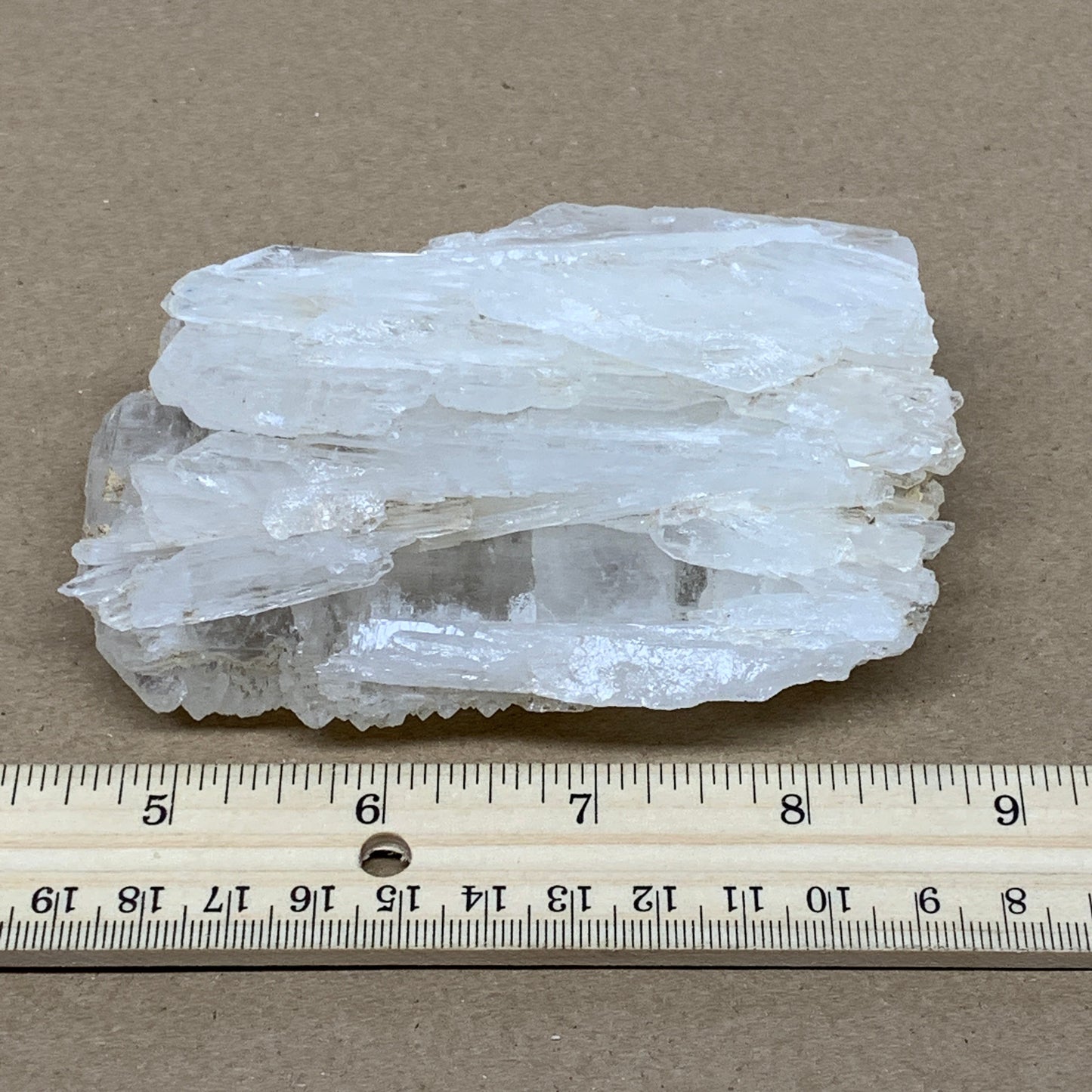 337.2g, 4.3"x3.1"x1.3", Faden Quartz Crystal Mineral,Specimen Terminated, B24930