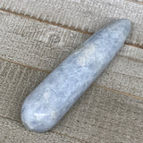 203.5g,5.5"x1.2" Natural Blue Calcite Wand Stick, Home Decor, Collectible, B6180