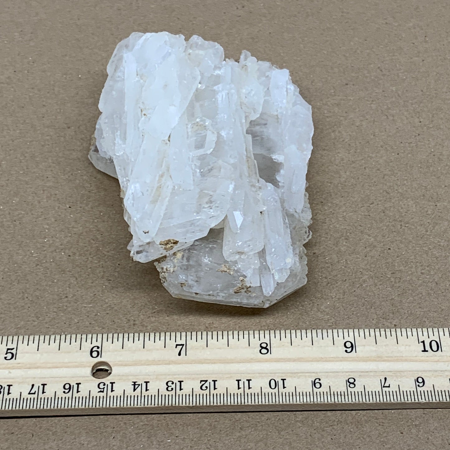 337.2g, 4.3"x3.1"x1.3", Faden Quartz Crystal Mineral,Specimen Terminated, B24930