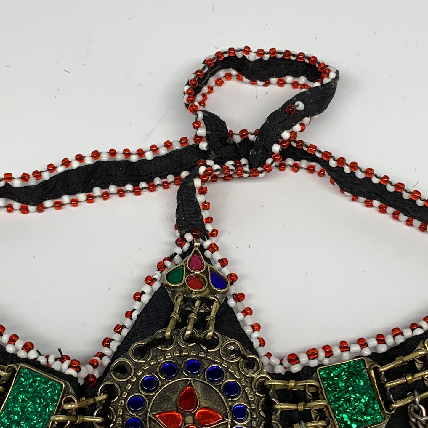 82.9g, Kuchi Headdress Headpiece Afghan Ethnic Tribal Jingle Bells @Afghanistan,