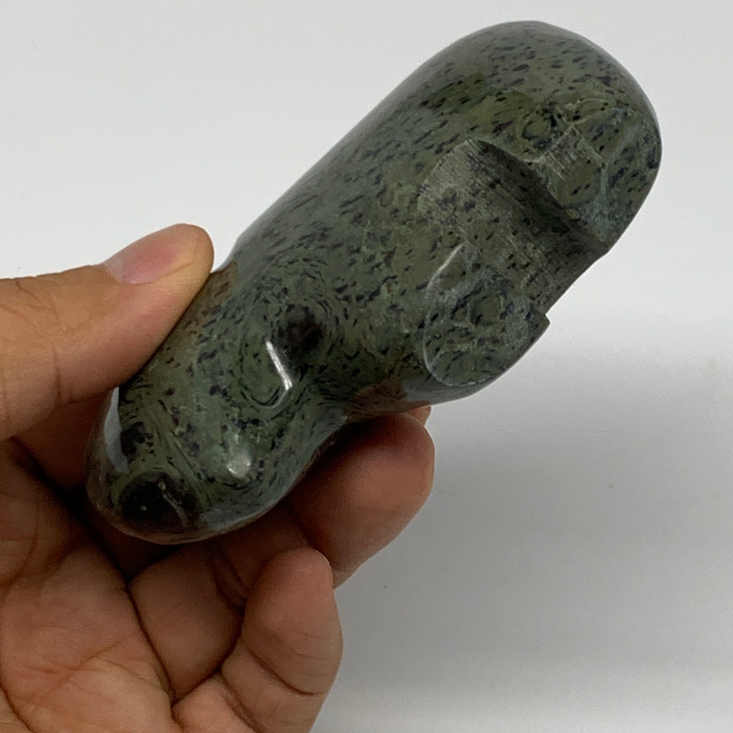 218.7g, 3.5"x2.3"x1" Crocodile Jasper Buffalo Polished Kambaba Jasper, B22842