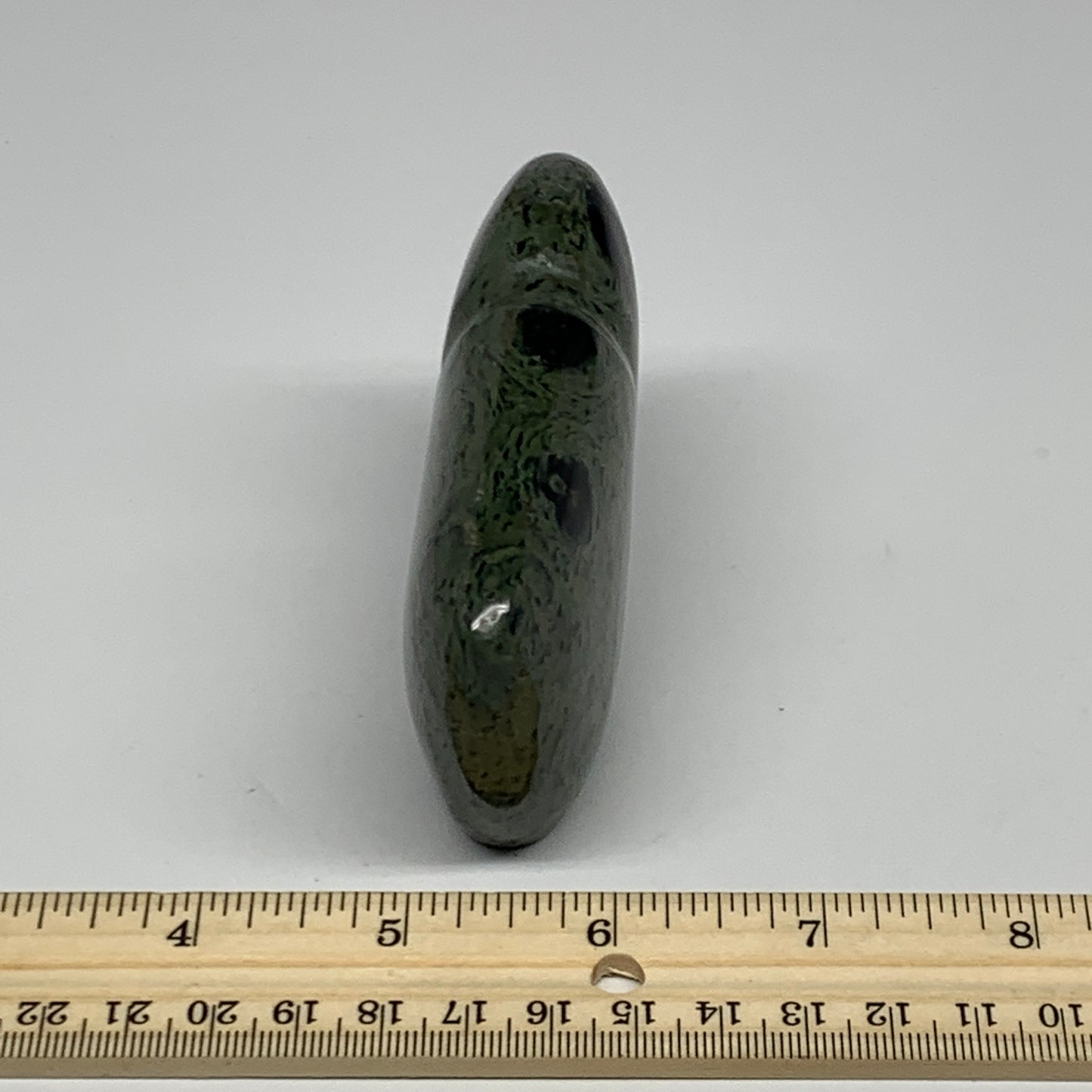 218.7g, 3.5"x2.3"x1" Crocodile Jasper Buffalo Polished Kambaba Jasper, B22842