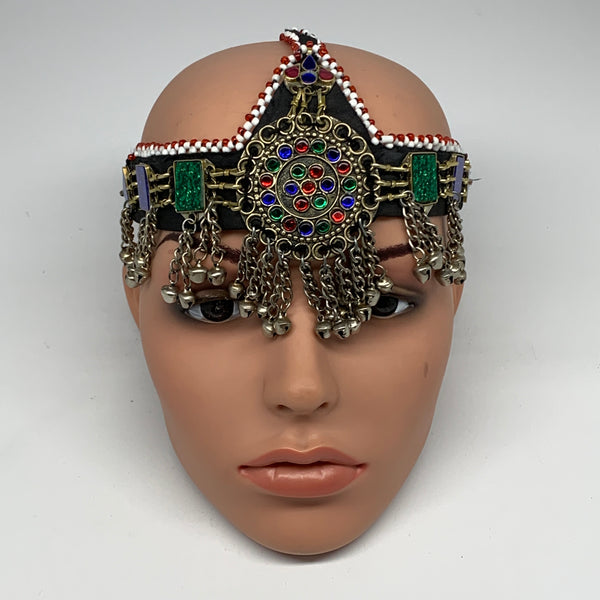 81.9g, Kuchi Headdress Headpiece Afghan Ethnic Tribal Jingle Bells @Afghanistan,