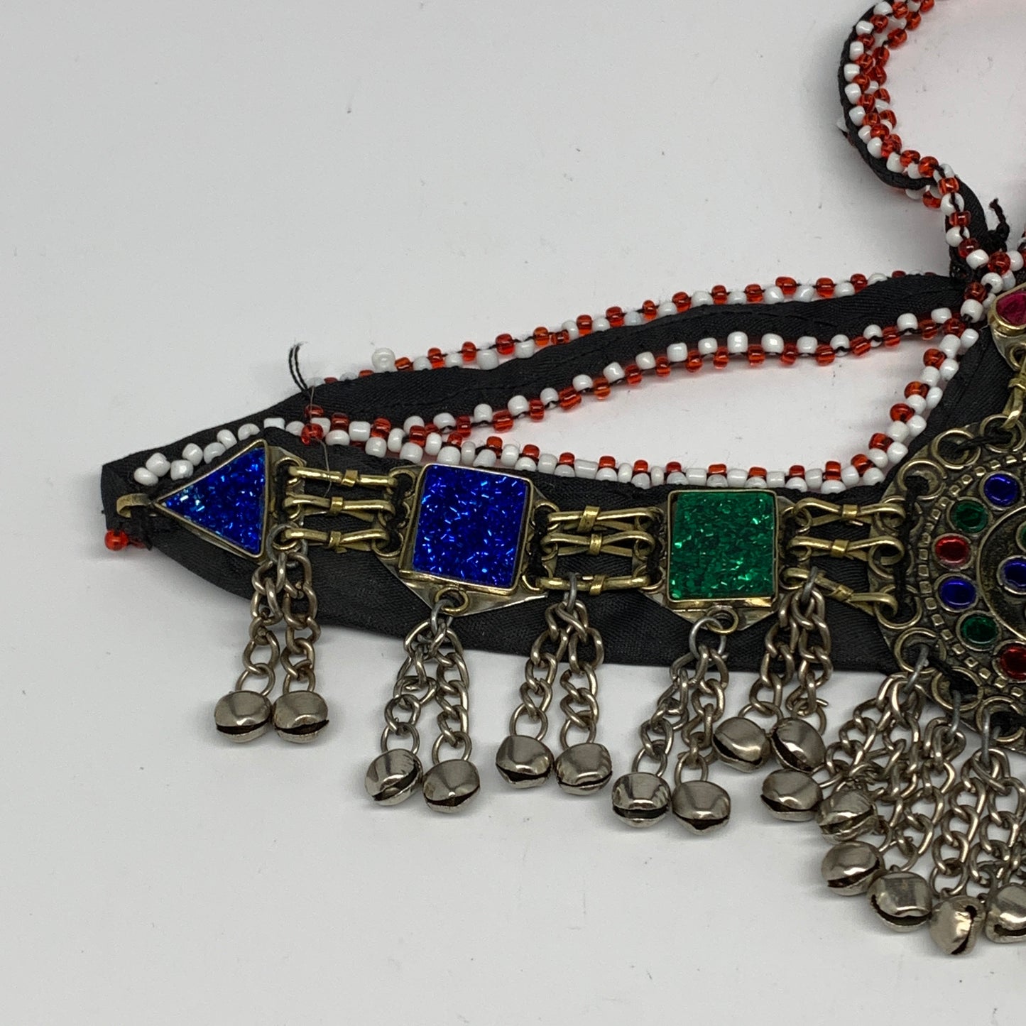 81.9g, Kuchi Headdress Headpiece Afghan Ethnic Tribal Jingle Bells @Afghanistan,