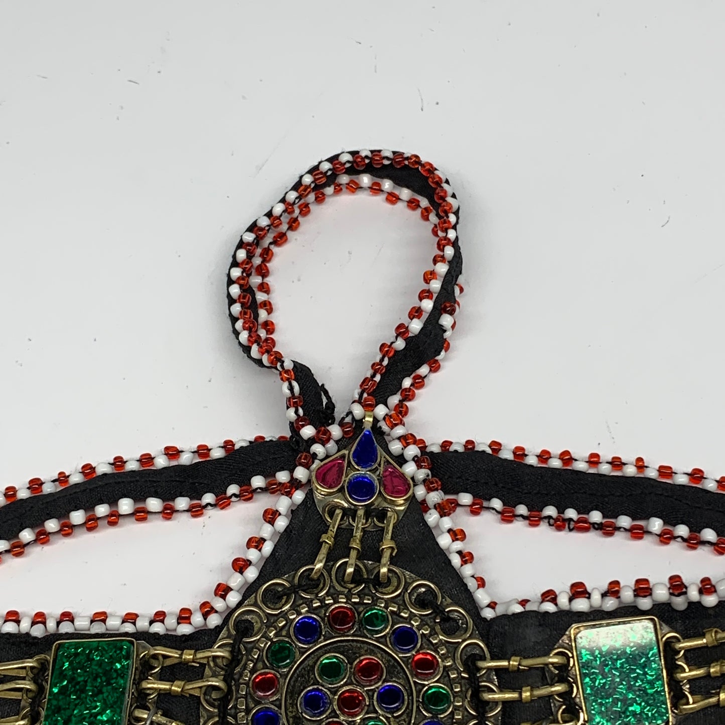 81.9g, Kuchi Headdress Headpiece Afghan Ethnic Tribal Jingle Bells @Afghanistan,