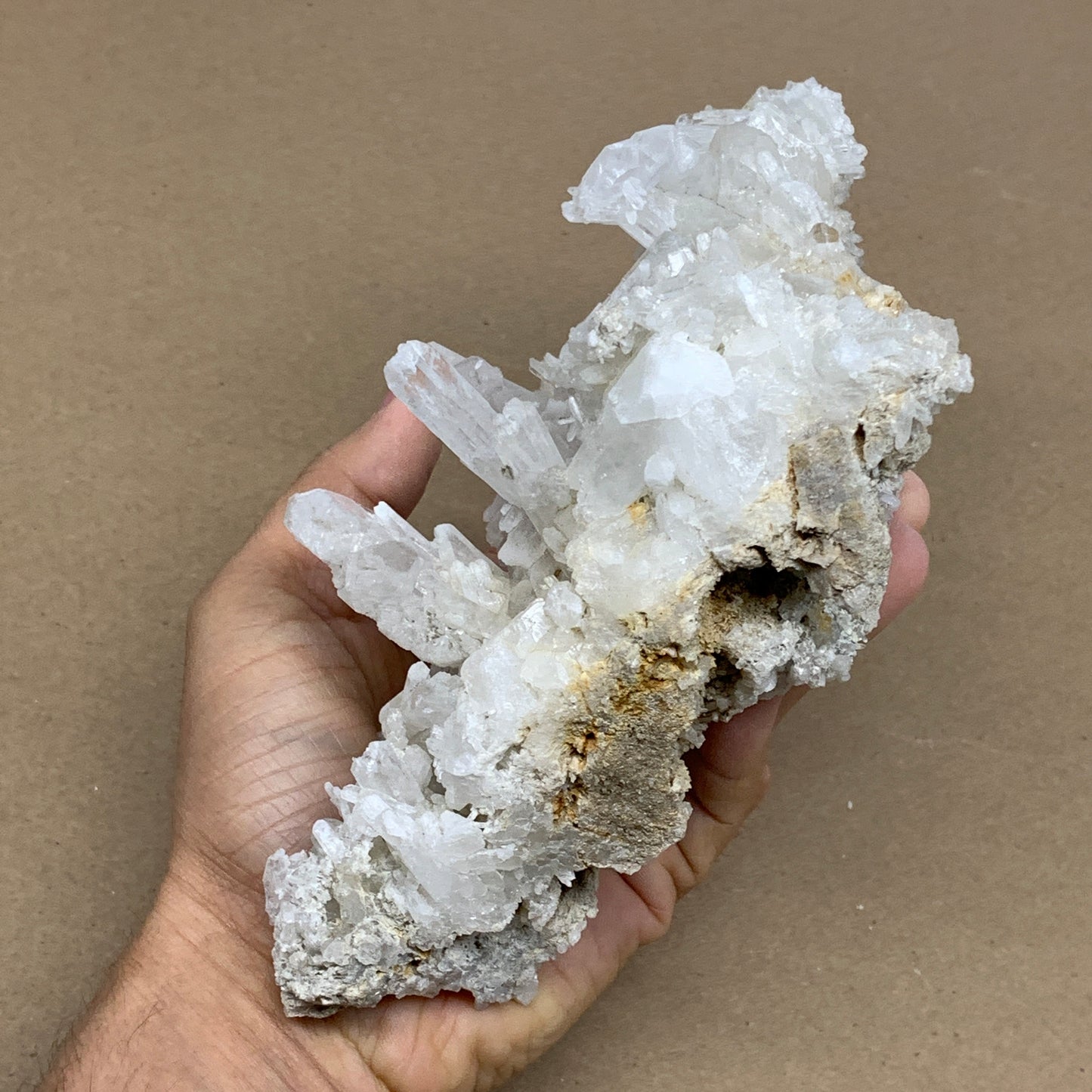 940g, 8.2"x5.1"x3", Faden Quartz Crystal Mineral,Specimen Terminated, B24934