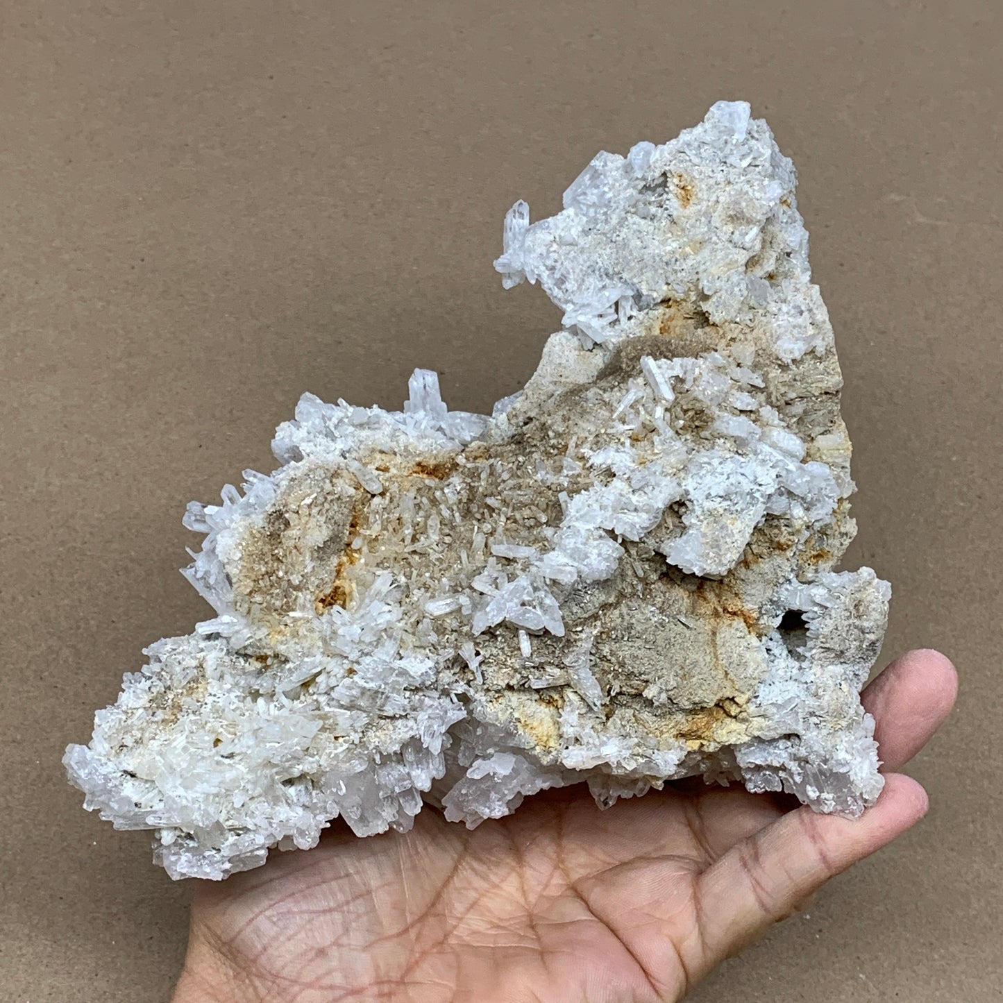 940g, 8.2"x5.1"x3", Faden Quartz Crystal Mineral,Specimen Terminated, B24934