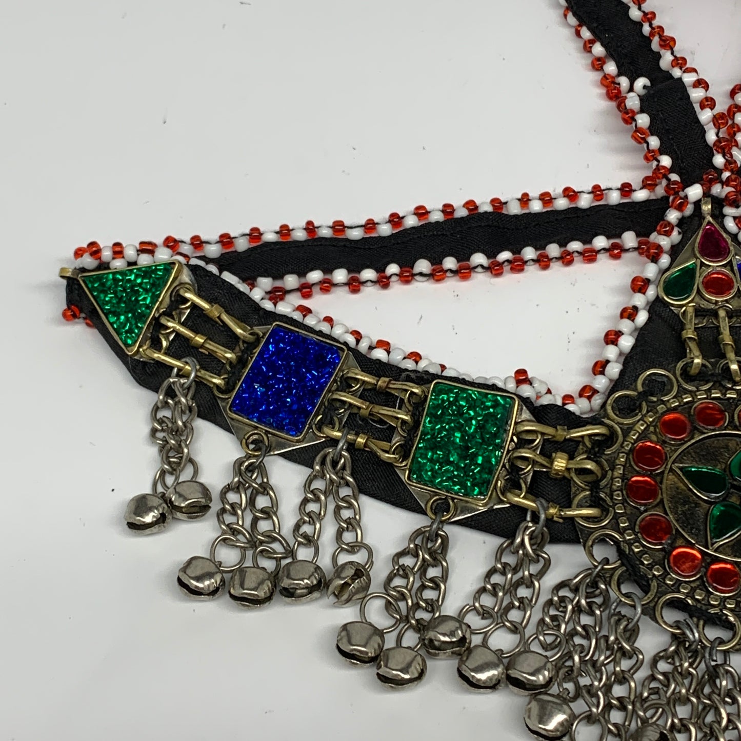 84.3g, Kuchi Headdress Headpiece Afghan Ethnic Tribal Jingle Bells @Afghanistan,