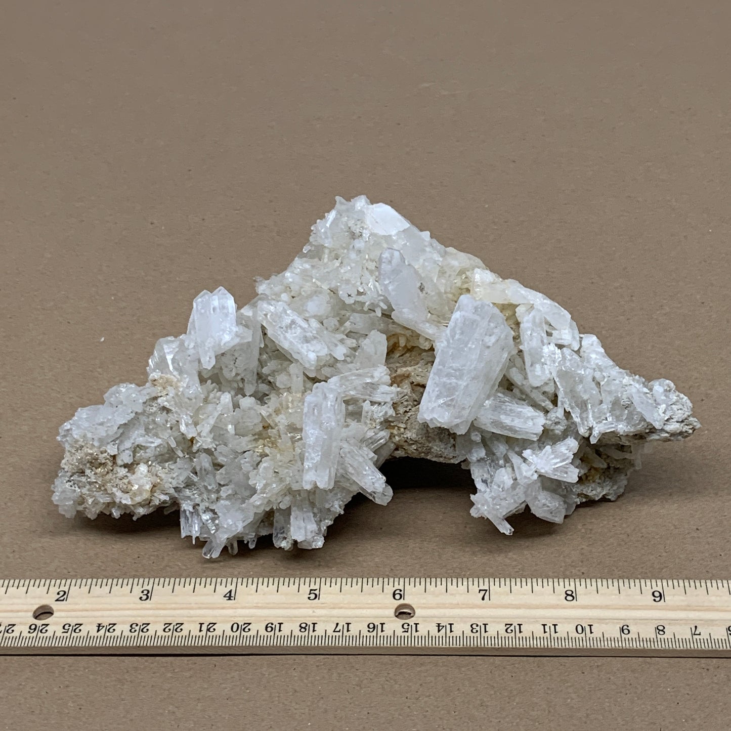 940g, 8.2"x5.1"x3", Faden Quartz Crystal Mineral,Specimen Terminated, B24934