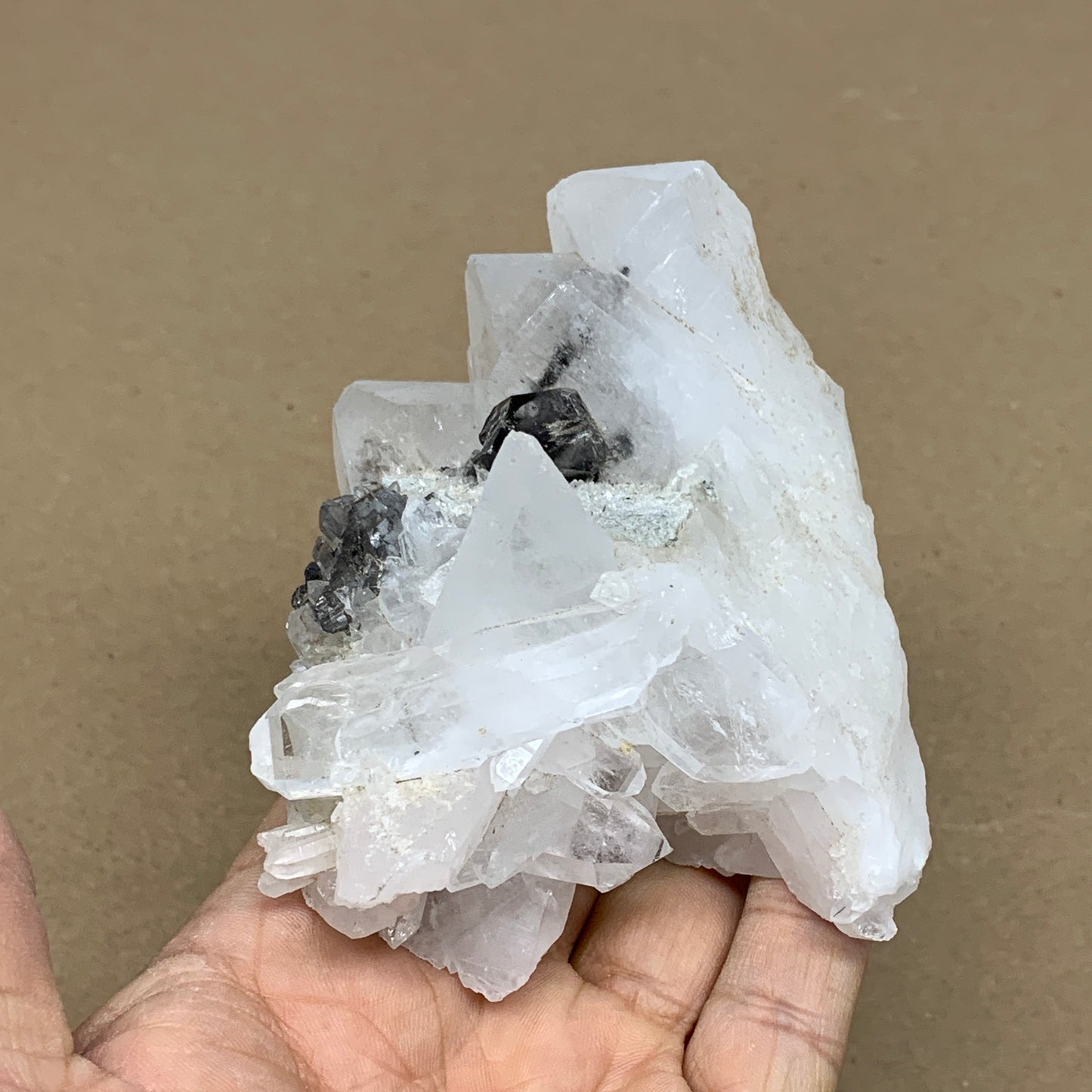 349.1g, 3.9"x2.8"x2.3", Faden Quartz Crystal Mineral,Specimen Terminated, B24935