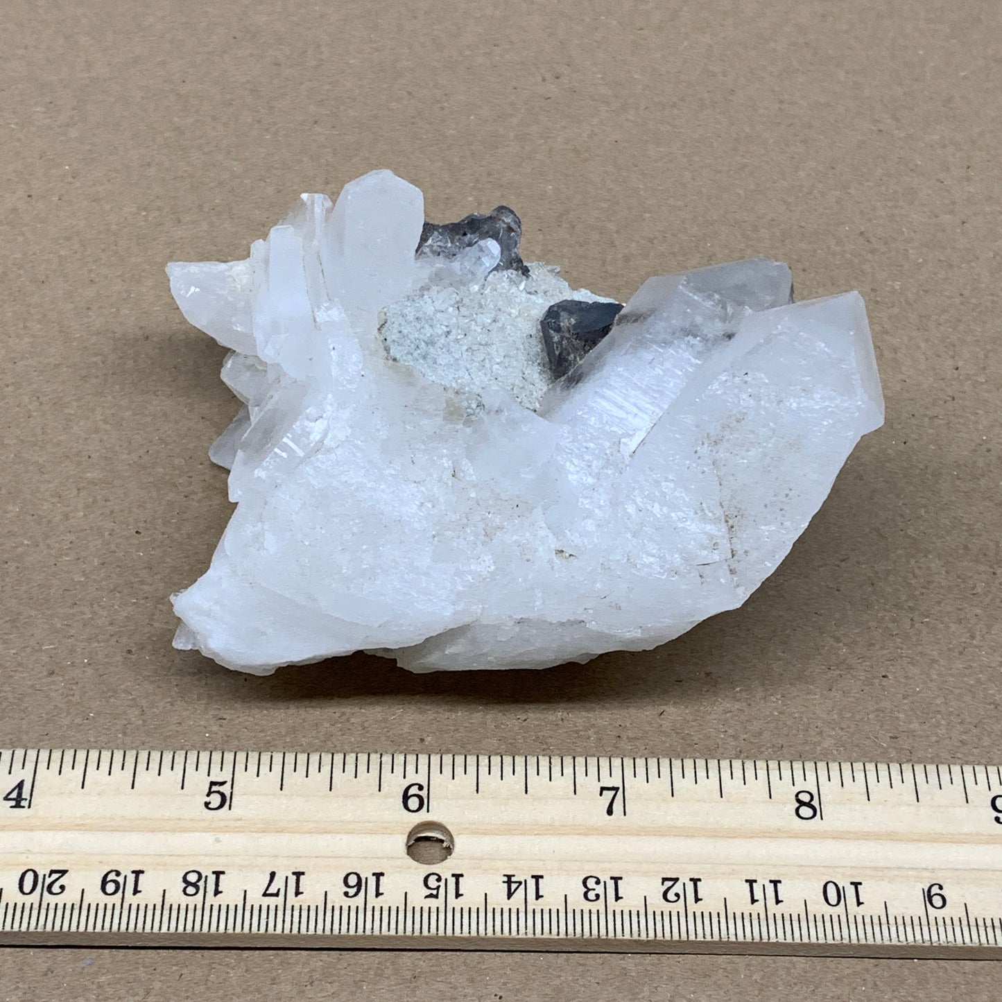 349.1g, 3.9"x2.8"x2.3", Faden Quartz Crystal Mineral,Specimen Terminated, B24935