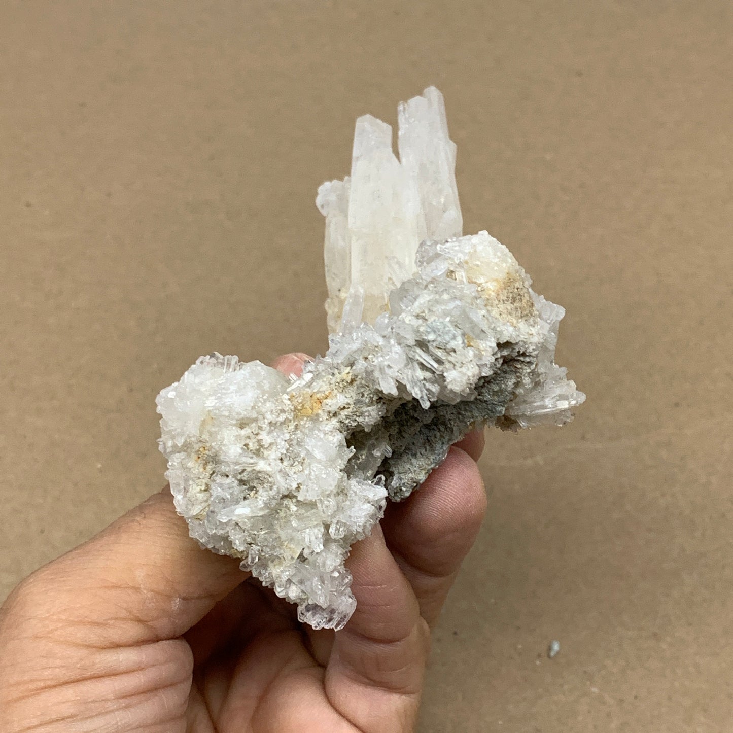 129.6g, 4.3"x2.6"x1.6", Faden Quartz Crystal Mineral,Specimen Terminated, B24937