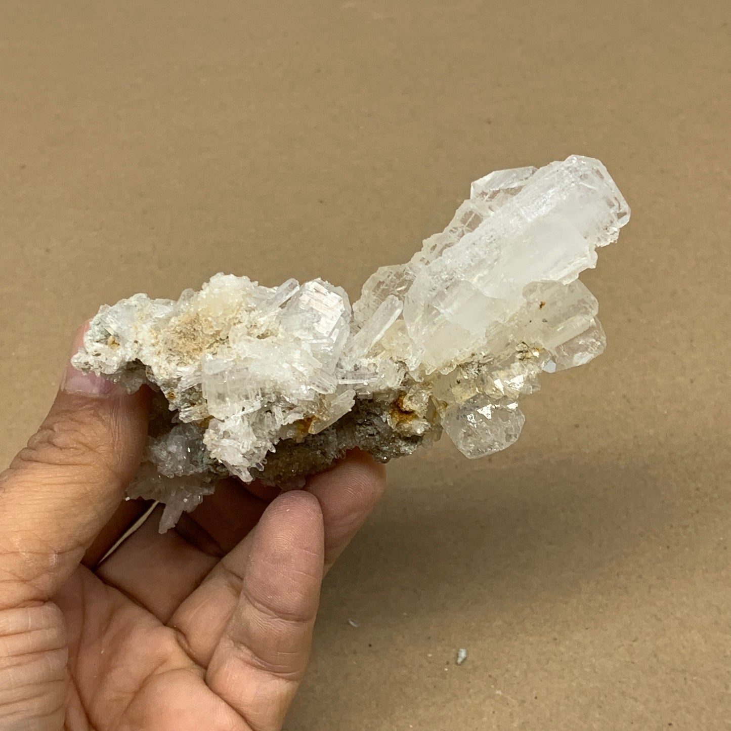 129.6g, 4.3"x2.6"x1.6", Faden Quartz Crystal Mineral,Specimen Terminated, B24937