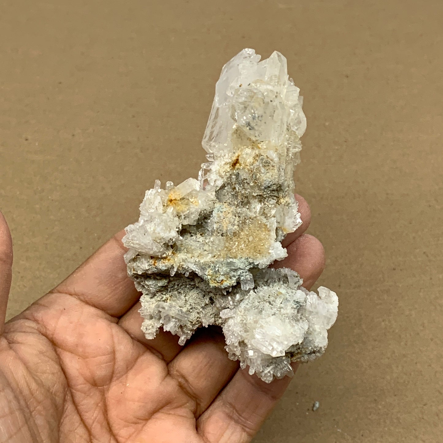 129.6g, 4.3"x2.6"x1.6", Faden Quartz Crystal Mineral,Specimen Terminated, B24937