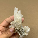 129.6g, 4.3"x2.6"x1.6", Faden Quartz Crystal Mineral,Specimen Terminated, B24937