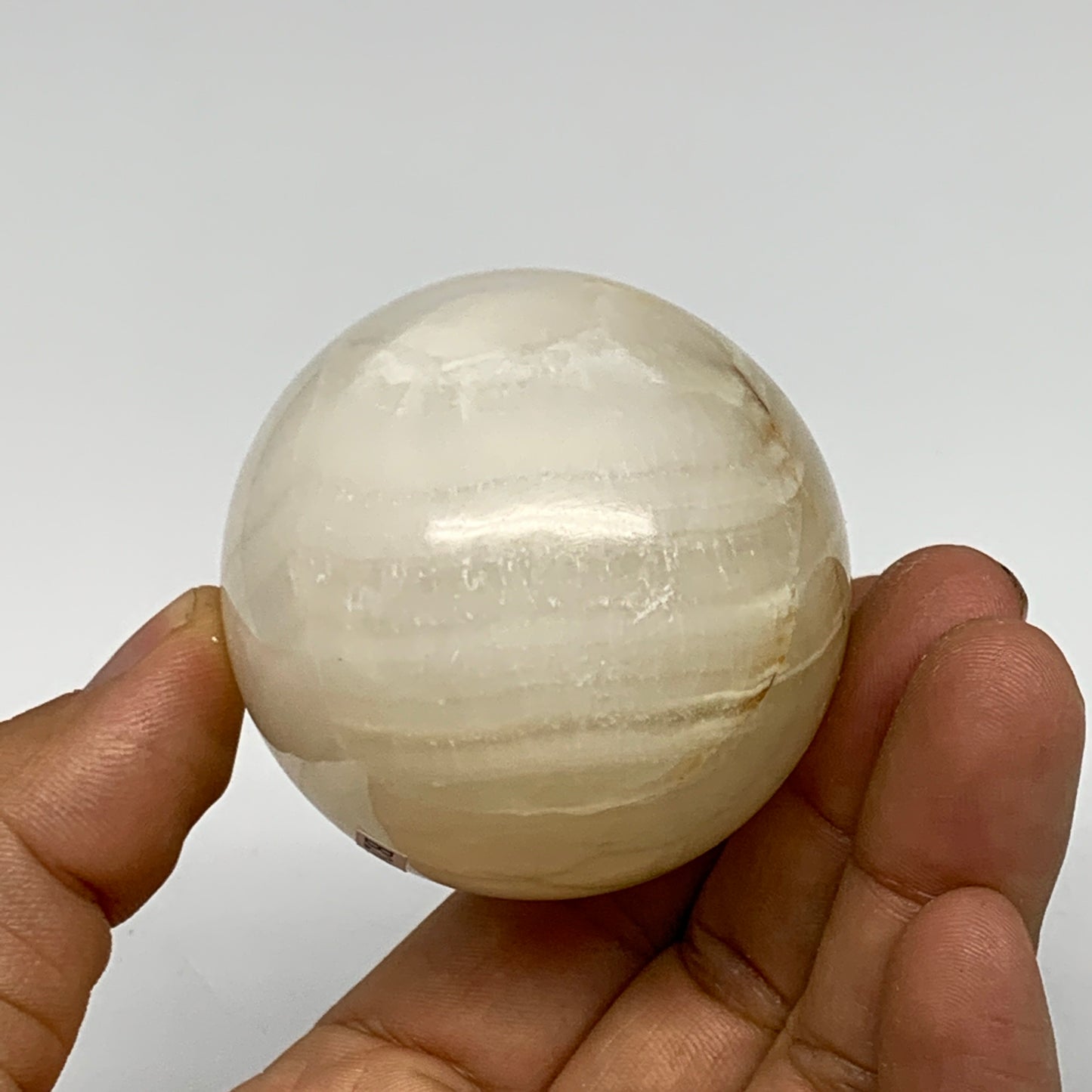 267.2g, 2.8"x2" Natural Green Onyx Egg Gemstone Mineral, from Pakistan, B24331