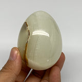 250.2g, 2.7"x2" Natural Green Onyx Egg Gemstone Mineral, from Pakistan, B24333
