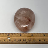 117.2g,2.8"x1.8"x1", Red Hematoid Quartz Palm-Stone Crystal Polished, B21140