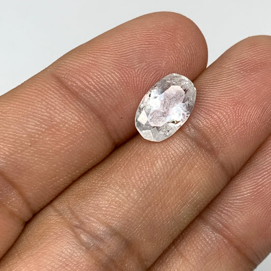 2.17cts, 11mmx7mmx4mm, Aquamarine Crystal Facetted Stone Loose @Pakistan,CTS186