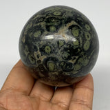 321.5g, 2.4"(61mm), Crocodile Kambaba Jasper Sphere Ball Reiki @Madagascar,B1568