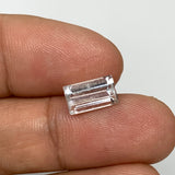2.05cts, 9mmx5mmx4mm, Aquamarine Crystal Facetted Stone Loose @Pakistan,CTS188