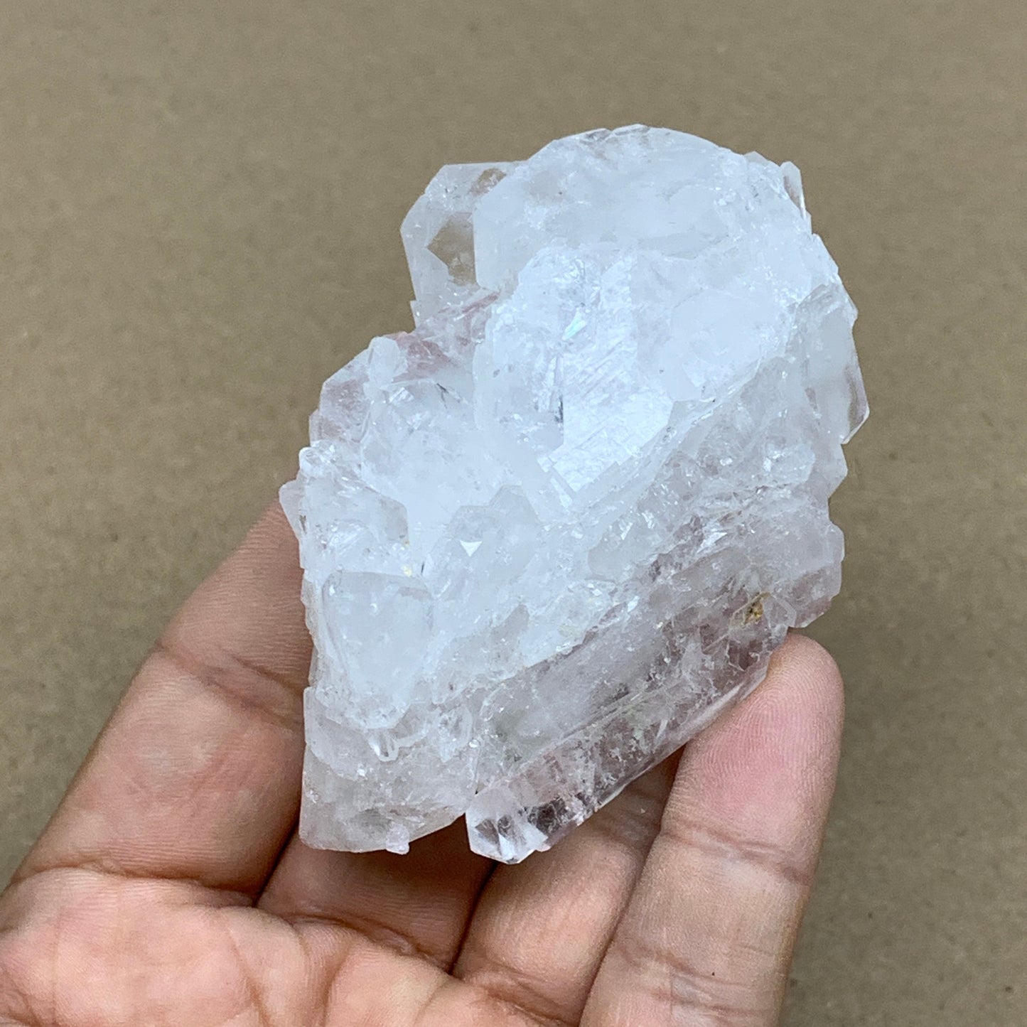 108.2g, 2.9"x2.1"x1.6", Faden Quartz Crystal Mineral,Specimen Terminated, B24948