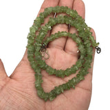 33.9 Grams, Small Natural Rough Green Peridot chips Beads Strand @Pakistan,TB105 - watangem.com