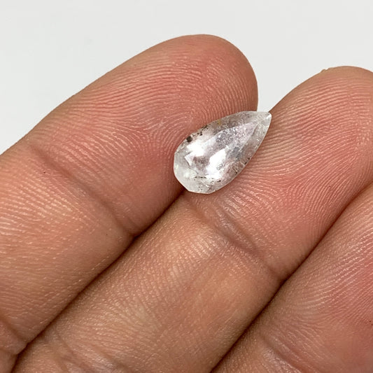 2.09 cts, 12mmx6mmx5mm, Aquamarine Crystal Facetted Stone Loose @Pakistan,CTS191