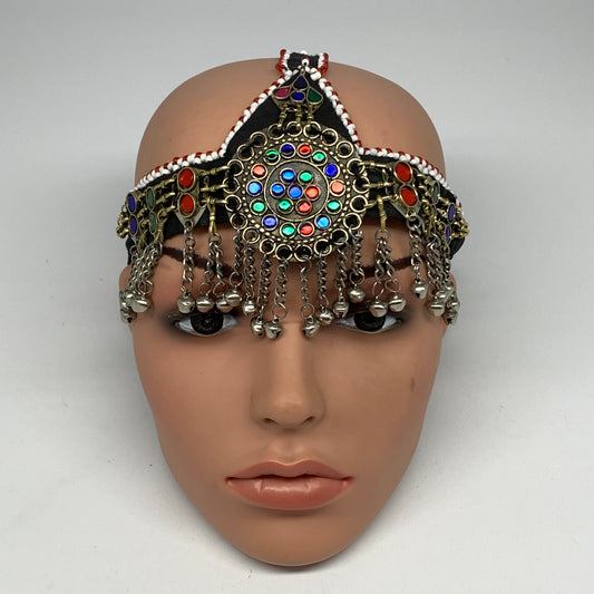 72g, Kuchi Headdress Headpiece Afghan Ethnic Tribal Jingle Bells @Afghanistan, B