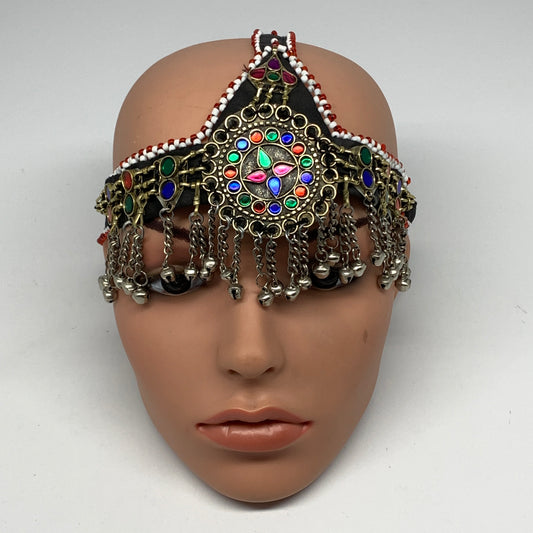 78g, Kuchi Headdress Headpiece Afghan Ethnic Tribal Jingle Bells @Afghanistan, B